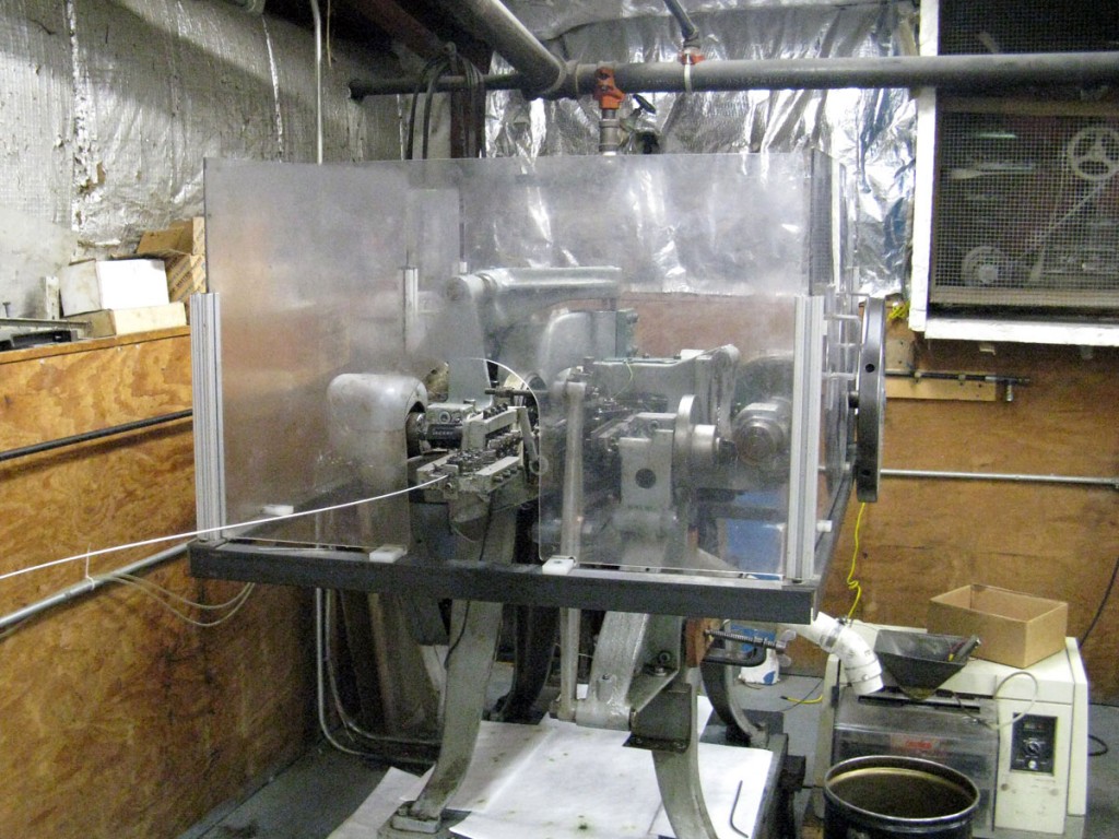 Fourslide metalworking machine