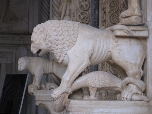 Romanesque Lions